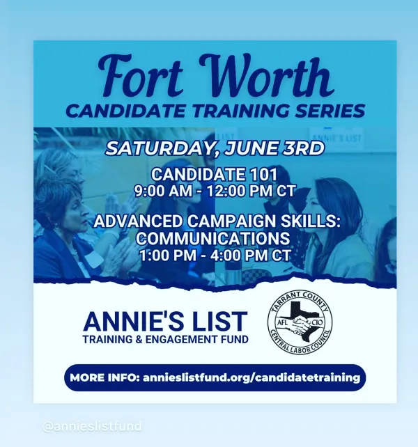 Candidate Training w Annie's List